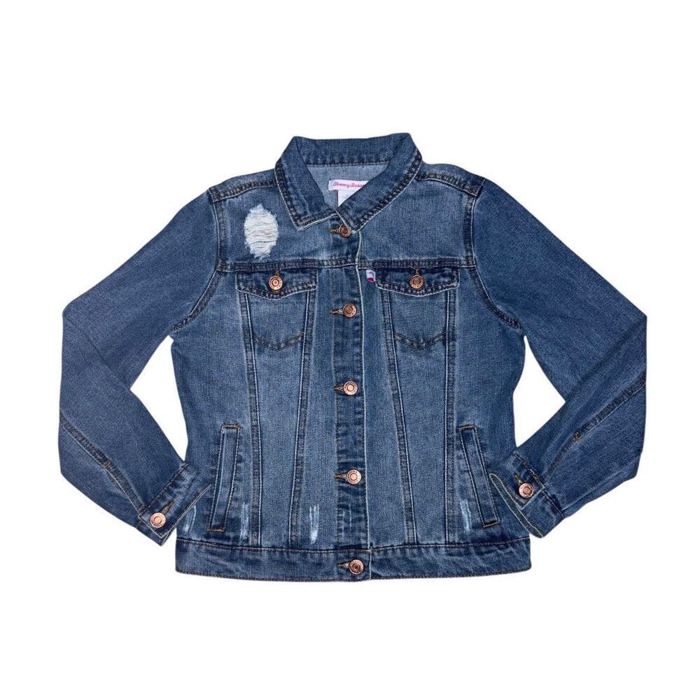 Tommy Bahama Distressed Denim Jacket NWT